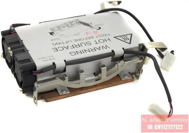 Alt view image 6 of 6 - FOR Sun V210, V240 V125 Server CPU heatsink cooling fan 370-7786-01