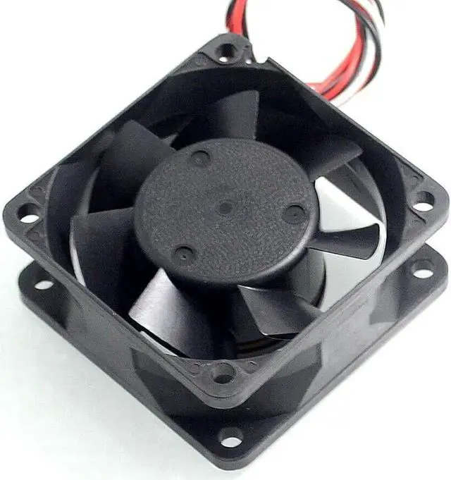 Alt view image 6 of 6 - Original 2410ML-04W-B79 6025 6CM 12V 0.58A three wire speed dual- ball bearing fan 60*60*24mm