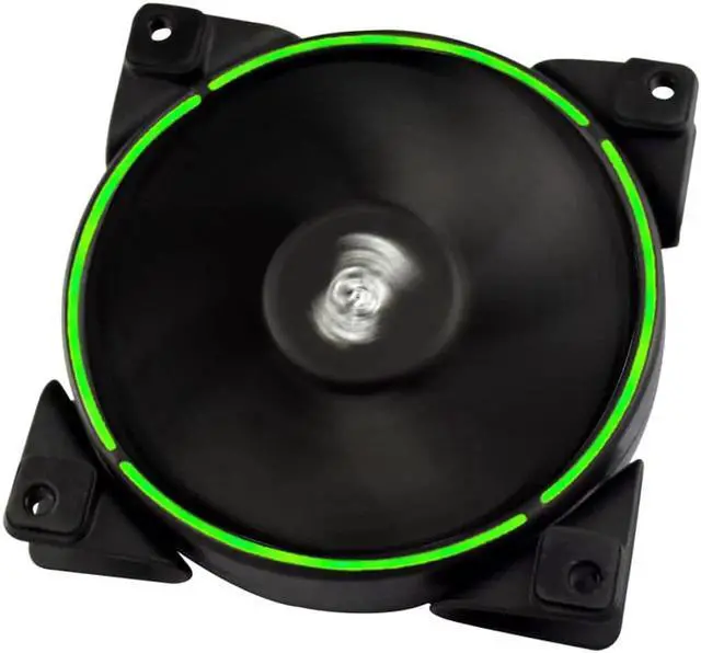 Alt view image 6 of 6 - RGB Single halo 12cm Computer Case Fan 4PIN RGB Quiet PWM Fans 120mm CPU Cooler Water Cooling Replace Fan