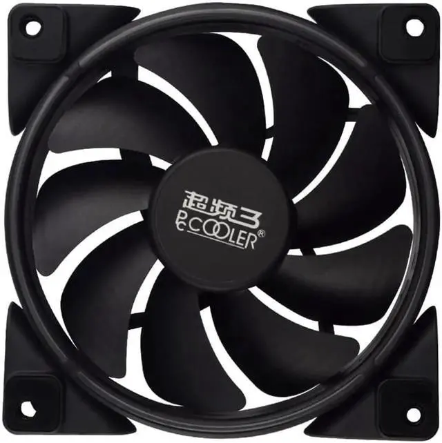 Alt view image 4 of 6 - RGB Single halo 12cm Computer Case Fan 4PIN RGB Quiet PWM Fans 120mm CPU Cooler Water Cooling Replace Fan