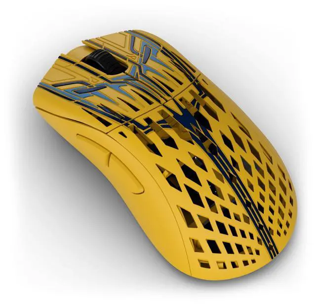 Alt view image 3 of 5 - PWNAGE Stormbreaker Max CF Wireless Gaming Mouse 8kHz - 45grams Ultralight Esports Pro Gamer Flawless Professional Xero PAW3950 Optical Sensor 36,000 DPI - 8000Hz -100% PTFE Large Ergo -Solar Blitz