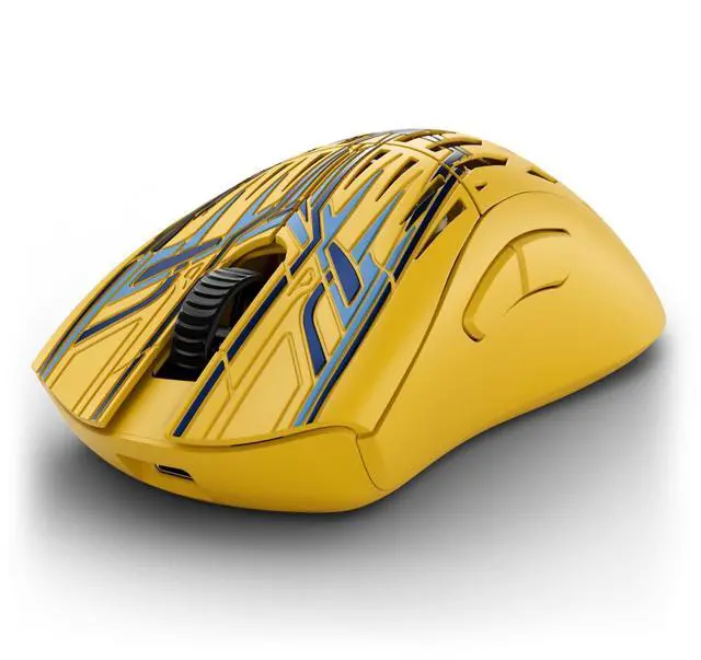 Alt view image 4 of 5 - PWNAGE Stormbreaker Max CF Wireless Gaming Mouse 8kHz - 45grams Ultralight Esports Pro Gamer Flawless Professional Xero PAW3950 Optical Sensor 36,000 DPI - 8000Hz -100% PTFE Large Ergo -Solar Blitz