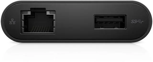 Alt view image 3 of 5 - Dell Adapter-USB-C to HDMI/VGA/Ethernet/USB 3.0 (DA200)