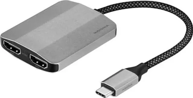 Main image of INSIGNIA USB-C to Dual 4K HDMI Adapter