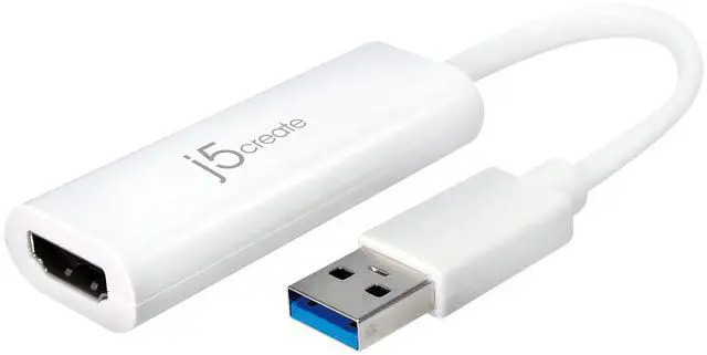 Main image of j5create JUA254 USB 3.0 to HDMI(tm) External Video Adapter, White