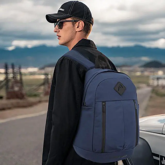 Alt view image 2 of 5 - HEAD 30L Waterproof Travel Backpack for Men, 15.6 inch Laptop Backpack, Casual Daypack Backpacks for Sport Gym/Workout/College