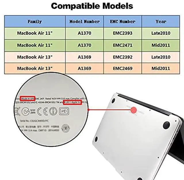 Alt view image 4 of 5 - FLEANE FM11A 128GB SSD Compatible with 2010-2011 MacBook Air A1370 A1369, Includes USB Flash Drive and Screwdrivers (128GB)
