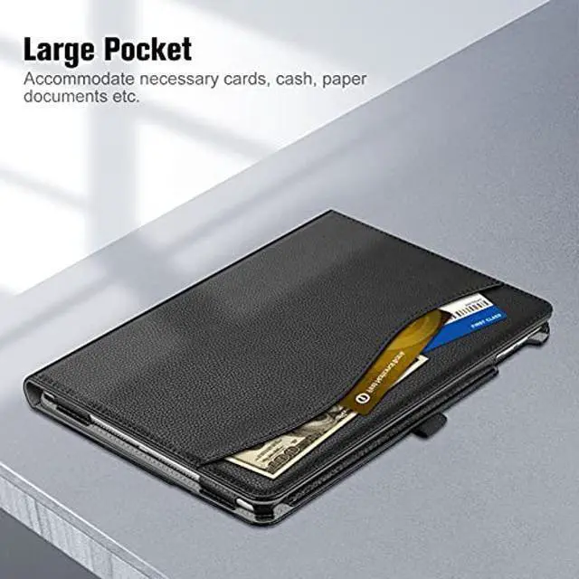 Alt view image 5 of 5 - Fintie Multi-Angle Case for iPad 9th / 8th / 7th Generation (2021/2020/2019) 10.2 Inch Bundle with Fintie PU Leather Protective Carrying Case for Apple Pencil (1st and 2nd Generation)