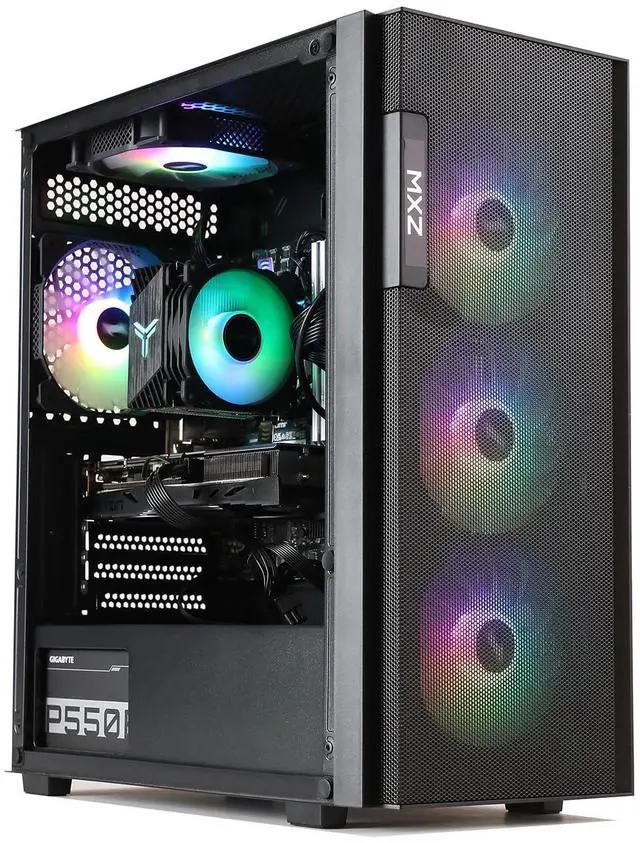 Main image of MXZ Gaming PC Computer I5 11600KF, RTX4060Ti, 8GB*2 DDR4, NVME M2 1T, 6RGB Fans,Windows 11 Pro Ready to use, Gamer Desktop Computer(I5 11600F| RTX4060Ti)