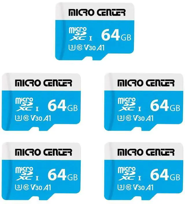 Alt view image 2 of 5 - INLAND Micro Center Super Speed 5 Pack 64GB USB 3.0 Flash Drive+5 Pack 64GB microSDXC Card
