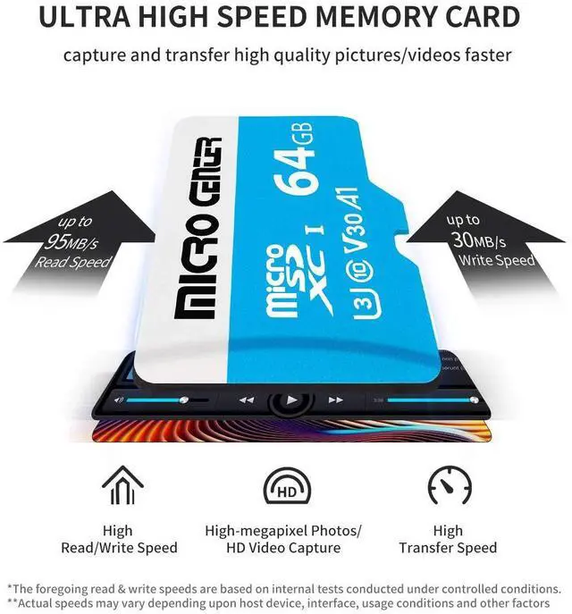 Alt view image 4 of 5 - INLAND Micro Center Super Speed 5 Pack 64GB USB 3.0 Flash Drive+5 Pack 64GB microSDXC Card