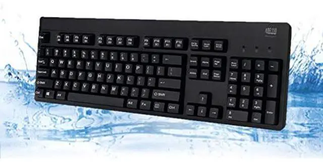 Alt view image 2 of 4 - Adesso Easy Touch 630Ub, Wired Waterproof Keyboard (AKB-630UB), Black