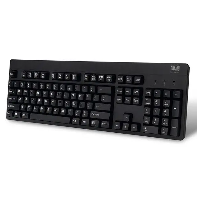 Alt view image 3 of 4 - Adesso Easy Touch 630Ub, Wired Waterproof Keyboard (AKB-630UB), Black