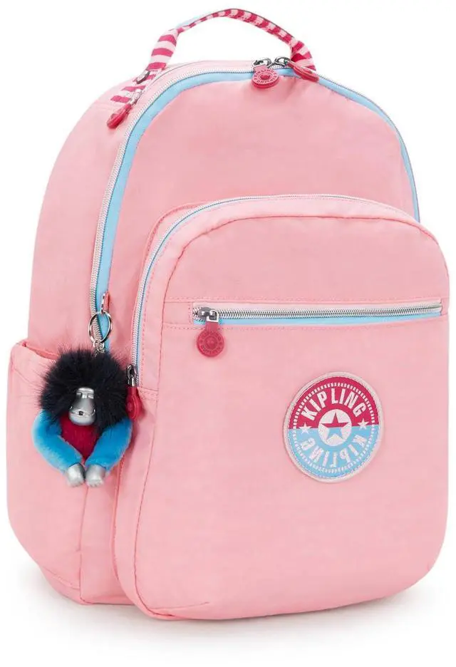Alt view image 2 of 5 - Kipling Women's Seoul Fc 15" Laptop Backpack, Durable, Roomy with Padded Shoulder Straps, Built-In Protective Sleeve