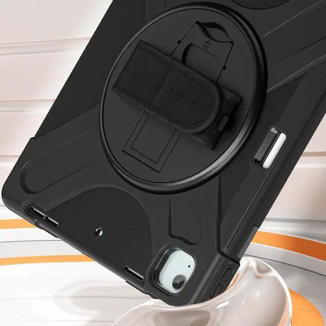 Alt view image 5 of 5 - Sahara - Raider-X Series Heavy-Duty Case for iPad Air 13" (M2 2024/M3 2025), Scorpion Black, (TB00416)