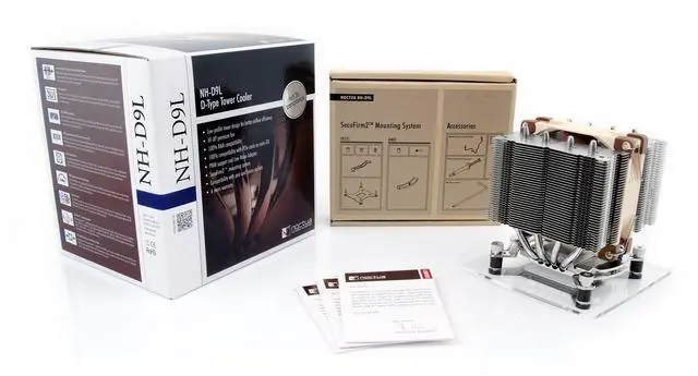 Alt view image 3 of 5 - Noctua NH-D9L CPU Cooler - 92mm, 9.5cm x 9.5cm x 11cm, Desktop Compatible