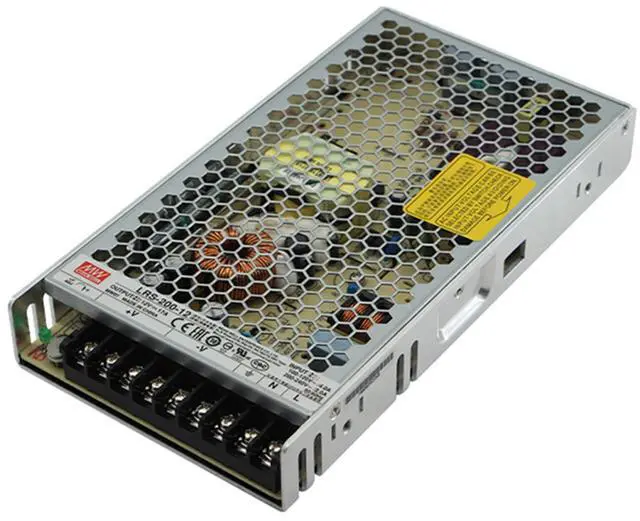 Main image of Mean Well LRS-200-12 200W Single Output Switching Power Supply 12V 16.7A, 85-264VAC/120-373VDC Input, UL Certified, for Industrial Automation