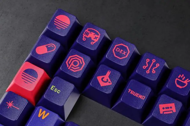 Alt view image 4 of 5 - DROP + MiTo GMK Laser Custom Mechanical Keyboard Novelty Keycap Set - 44-Keys, Doubleshot ABS, Cherry Profile (Novelties)