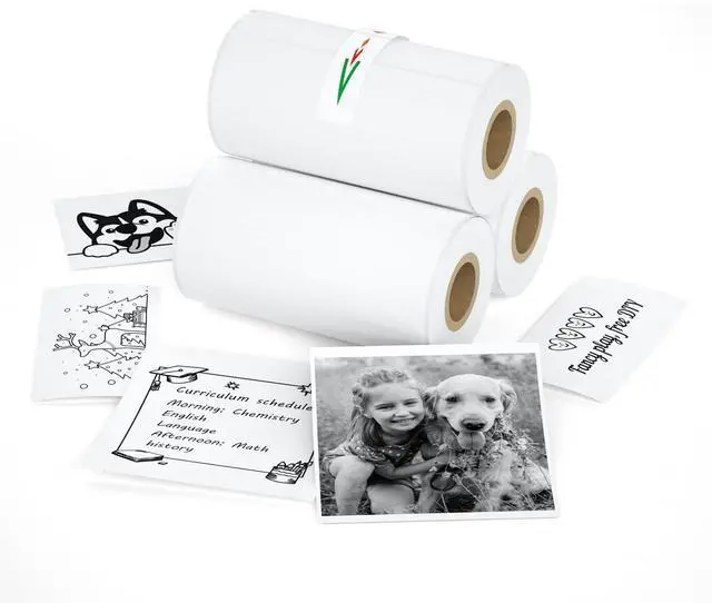 Alt view image 5 of 5 - iDPRT S1 Mini Printer with 6 Rolls Thermal Sticker Paper Bundle