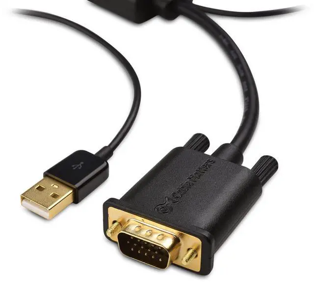Alt view image 5 of 5 - Cable Matters VGA to HDMI Adapter for Monitor and TV (VGA to HDMI Converter) with Audio Support