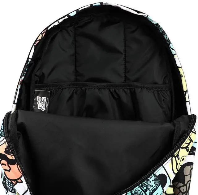 Alt view image 5 of 5 - Animal Crossing Online Video Game Tile Print Sublimated Laptop Backpack
