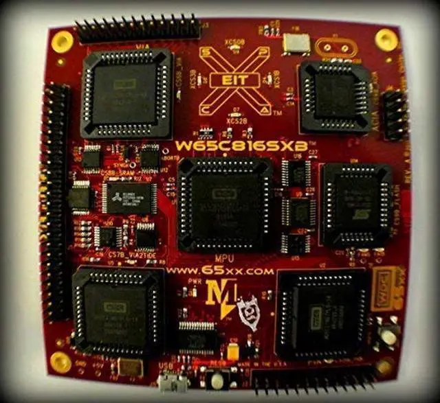 Alt view image 3 of 4 - W65C816SXB Single Board Computer - Featuring W65C816S 8/16-bit Microprocessor, W65C22 VIA, W65C21 PIA, W65C51 ACIA - Ideal for microprocessor Education for Everyone.