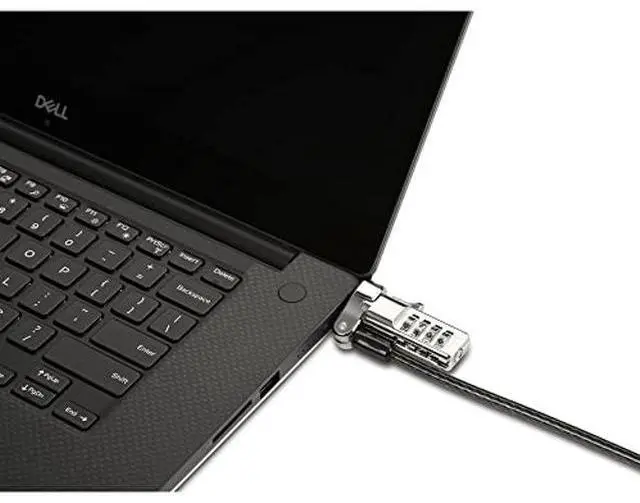 Alt view image 5 of 5 - Kensington Universal 3-in-1 Combination Laptop Lock, Computer Security Locking Cable - Resettable Version (K62316WW), Black