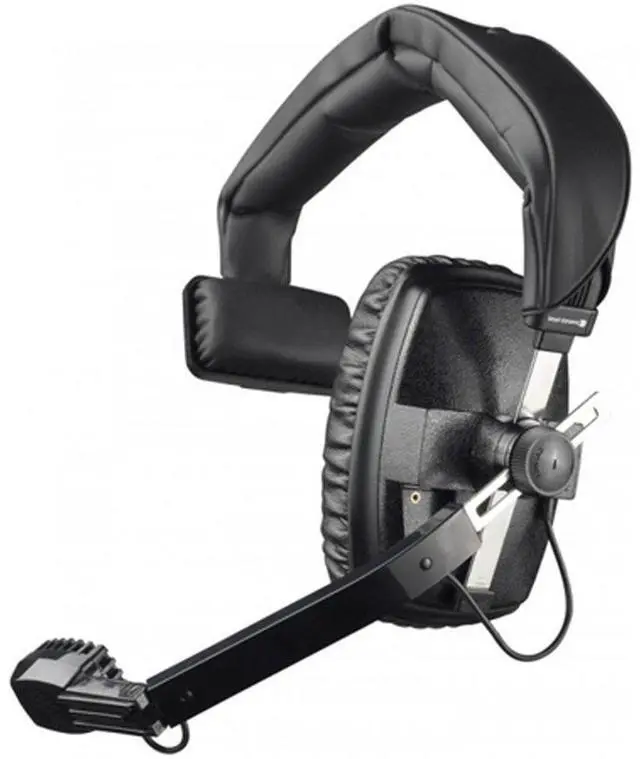 Main image of Beyerdynamic DT-108-200-50-BLACK Single-Ear Headset with Dynamic Hypercardioid Microphone, 50 Ohms, Black