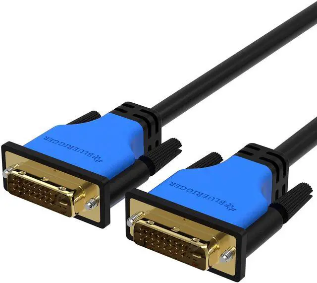 Main image of BlueRigger DVI to DVI Monitor Cable (40FT, 24+1 Dual Link, Digital Video Cable, Male to Male) - for Gaming, DVD, Laptops, HDTV and Projector