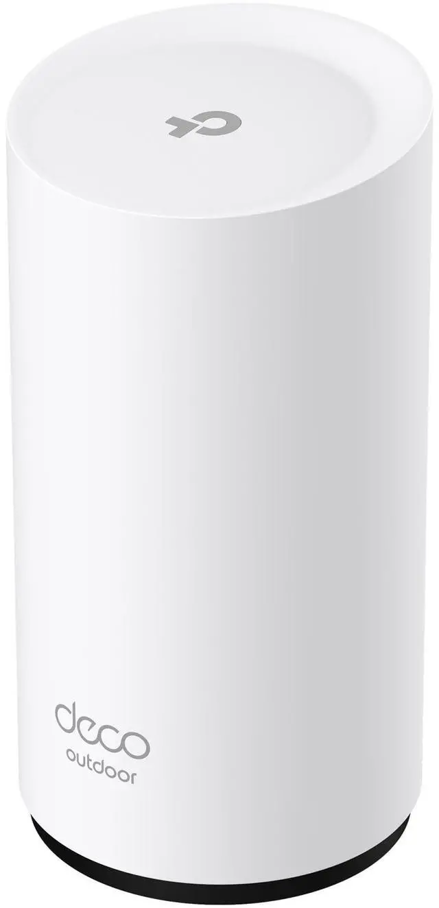 Main image of TP-Link BE5000 Dual-Band Wi-Fi 7 Outdoor Mesh WiFi Extender Unit Deco BE25-Outdoor (1-Pack) | Up to 2,800 sq.ft | 2*2.5G PoE+ Ports, IP65 Waterproof, MLO | Multiple Mounting Options | Secure by Design