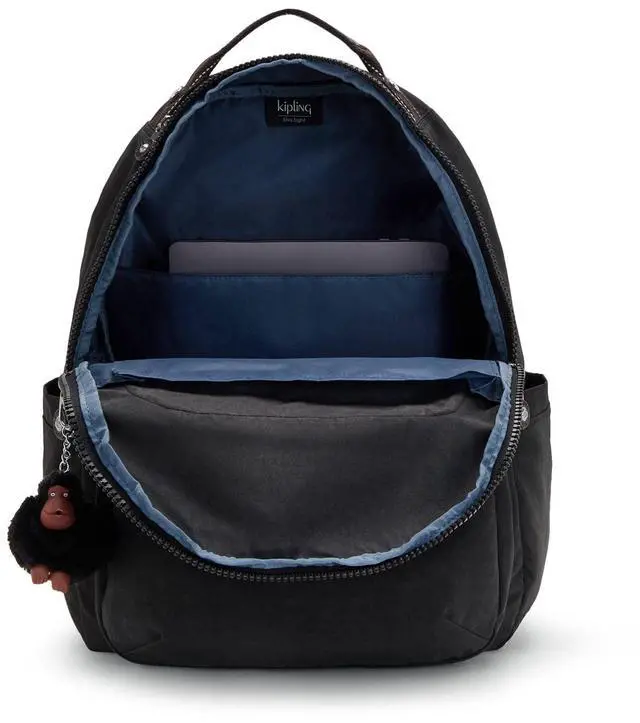 Alt view image 2 of 5 - Kipling Women's Seoul 15" Laptop Backpack, Durable, Roomy with Padded Shoulder Straps, Built-In Protective Sleeve