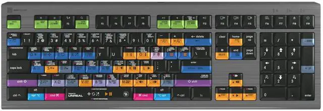Main image of Logickeyboard Backlit Designed for Unreal Engine 5 on Mac * p/n LKB-UNREAL-A2M-US