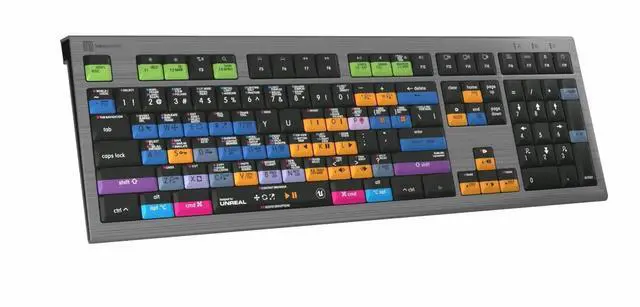 Alt view image 2 of 5 - Logickeyboard Backlit Designed for Unreal Engine 5 on Mac * p/n LKB-UNREAL-A2M-US