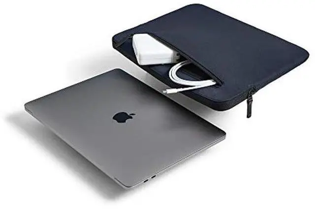 Alt view image 2 of 5 - Incase Compact Laptop Sleeve with Flight Nylon MacBook/Laptop/iPad/Tablet Sleeve, and Cover, Lightweight, Weather Resistant, with Slip Pocket for Accessories (Navy, 13-Inch)