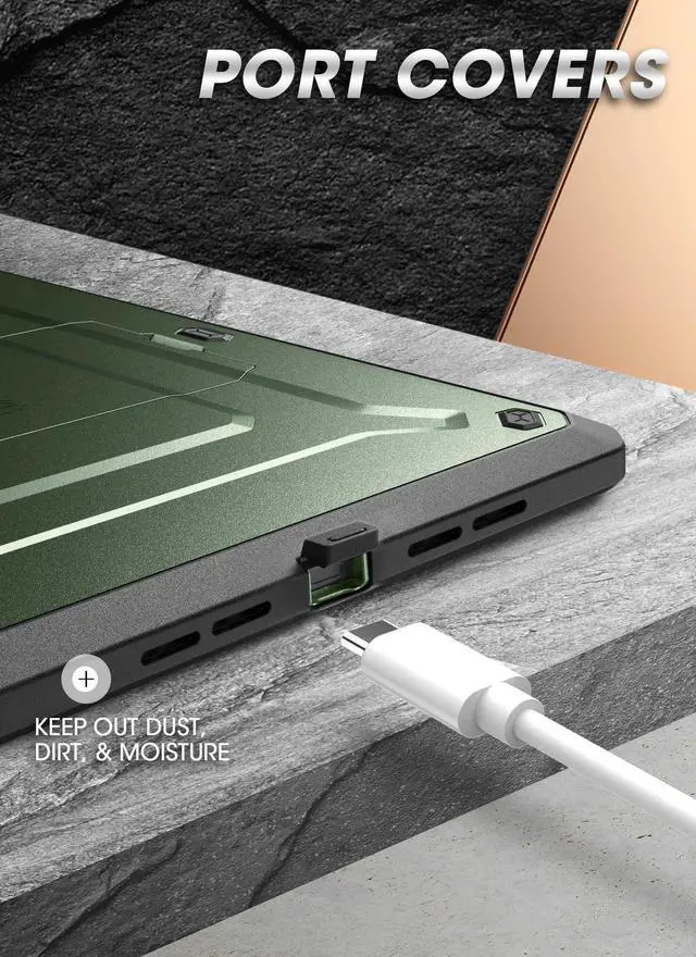 Alt view image 4 of 5 - SUPCASE for iPad Mini 7 Case A17 Pro 2024 (UB Pro), [Built-in Screen Protector & Pencil Holder & Stand] [Support Apple Pencil Charging] Protective Case for iPad Mini 7th/6th Generation 8.3", Guldan