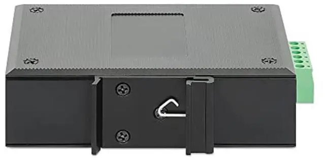 Alt view image 2 of 5 - Intellinet Industrial Gigabit Media Converter & PoE+ Injector-Up to 30W for 1 PD, Handles Extreme Temps, IP40 Metal Housing, DIN-Rail Mountable, 10/100/1000Base-TX RJ45 to SFP-3 Yr Mfg Warranty-508988