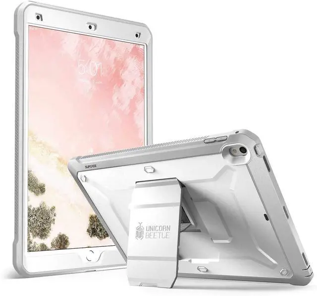 Main image of SUPCASE Unicorn Beetle PRO Case for iPad Air 3 (2019) and iPad Pro 10.5'' (2017), Heavy Duty with Built-in Screen Protector Full-body Rugged Protective Case (White)