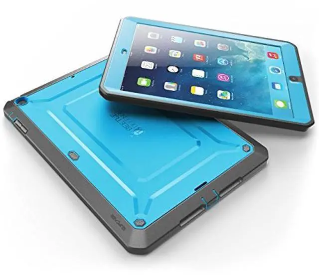 Alt view image 5 of 5 - iPad Air Case, SUPCASE Heavy Duty Beetle Defense Series Full-Body Rugged Hybrid Protective Case Cover with Built-in Screen Protector for Apple iPad Air (Blue/Black, not fit iPad Air 2)