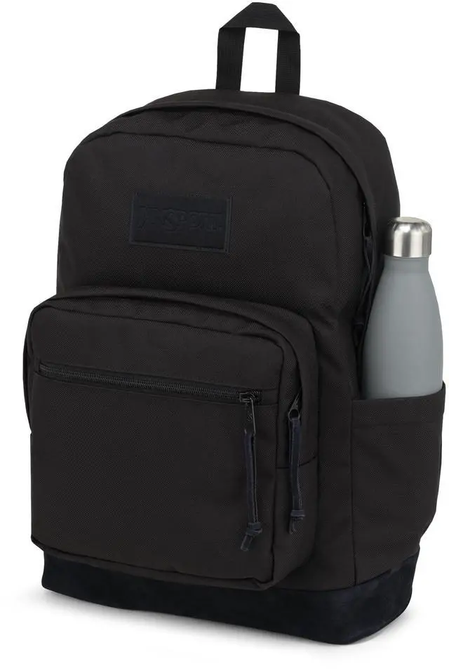 Alt view image 5 of 5 - JanSport Right Pack Backpack - Durable Daypack with Padded 15" Laptop Sleeve, Spacious Main Compartment & Integrated Water Bottle Pocket - Monochrome Black