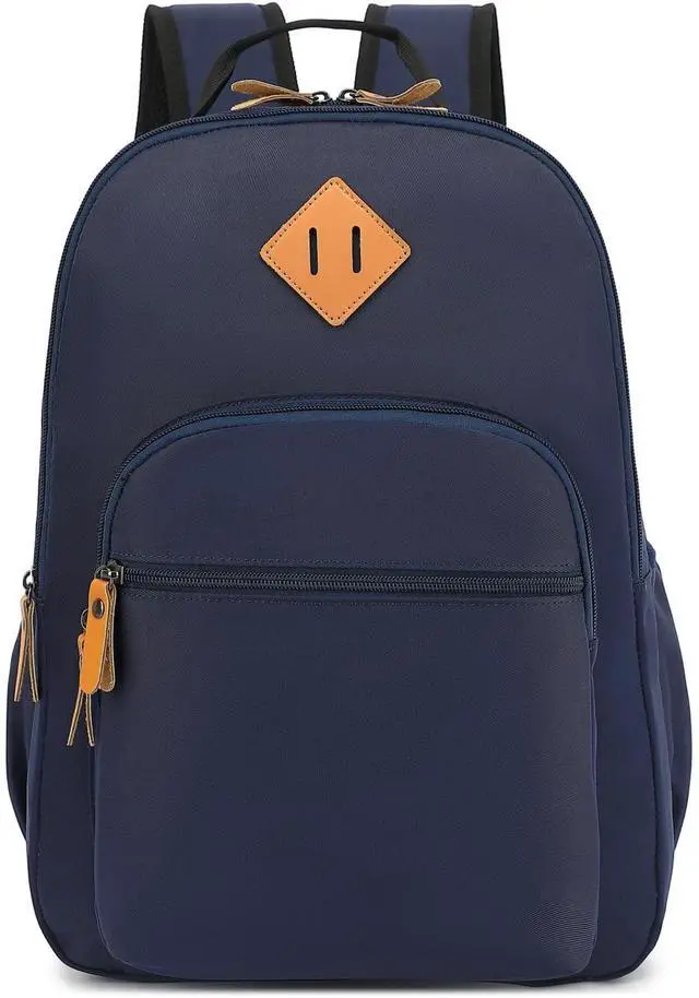 Main image of H HIKKER-LINK Travel Backpack Water Resistant Laptop Backpacks College Bookbag Flight Approved Carry On Bag Dapack Dark Blue