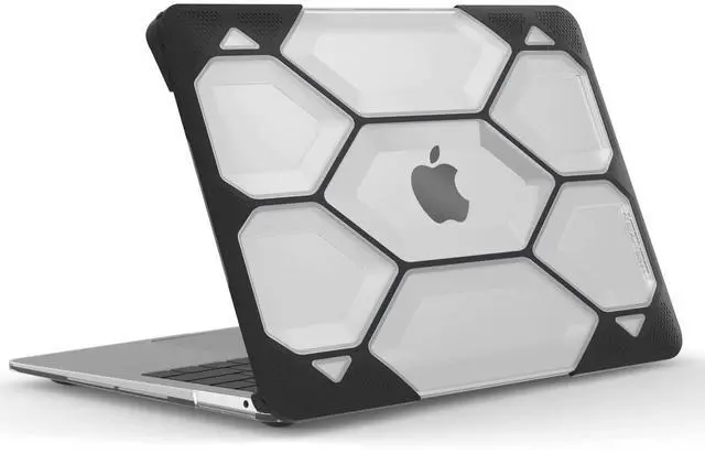 Main image of IBENZER Hexpact Compatible with New MacBook Air 13 Inch Case 2022 2021 2020 M1 A2337 A2179 A1932, Heavy Duty Protective Case for Apple Mac Air 13 Retina with Touch ID, Clear, HAT13-CL