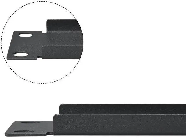 Alt view image 5 of 5 - uxcell 1U Blank Rack Mount Panel Spacer 2pcs with Venting for 19-Inch Server Network Rack Enclosure or Cabinet