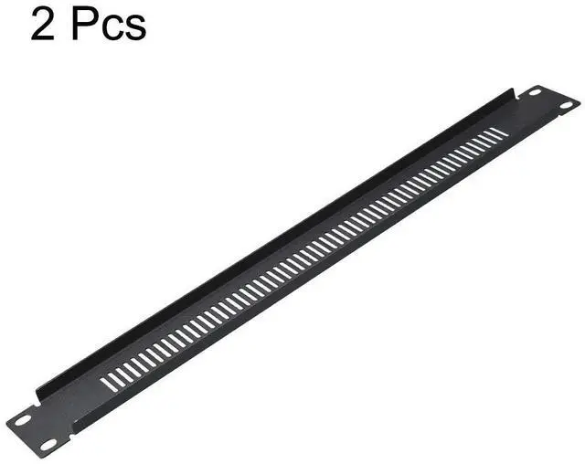 Alt view image 2 of 5 - uxcell 1U Blank Rack Mount Panel Spacer 2pcs with Venting for 19-Inch Server Network Rack Enclosure or Cabinet