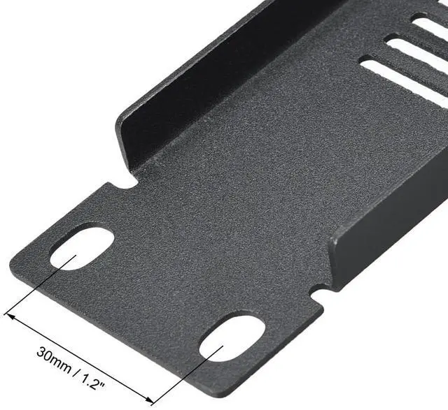 Alt view image 4 of 5 - uxcell 1U Blank Rack Mount Panel Spacer 2pcs with Venting for 19-Inch Server Network Rack Enclosure or Cabinet