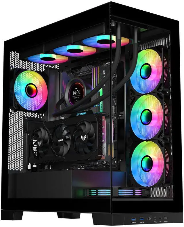 Alt view image 2 of 5 - SAMA NEVIEW 4503 Case & SM240 AIO Cooler Bundle