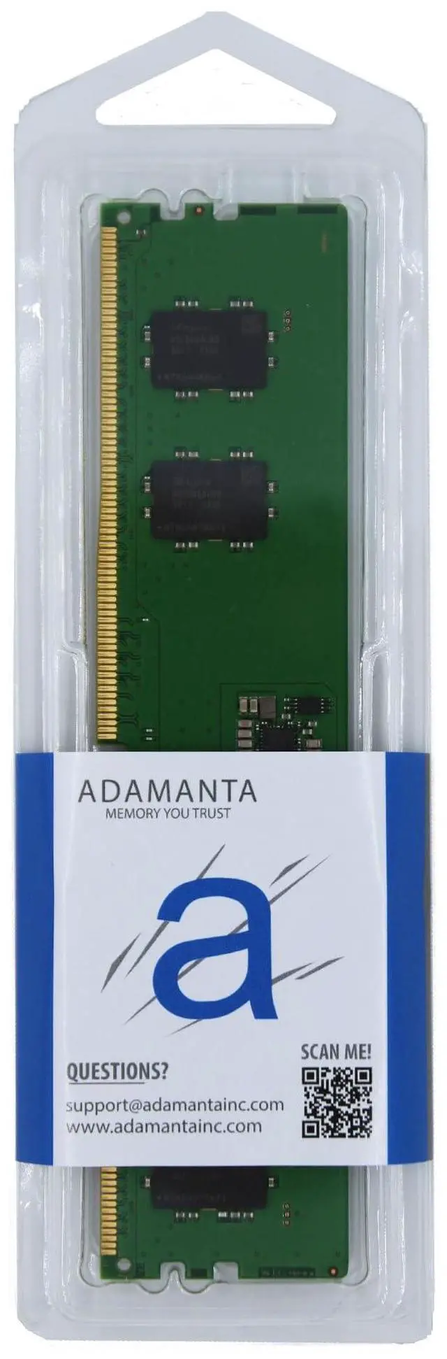 Alt view image 3 of 3 - SK Hyn(Hynix) Original 8GB (1x8GB) DDR5 5600MHz (or 4800MHz PC5-38400) High-Performance Gaming RAM PC5-44800 UDIMM Unbuffered Non-ECC 1Rx16 CL46 Desktop PC Memory Upgrade HMCG66AGBUA081N Adamanta