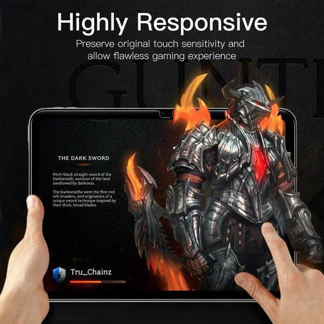 Alt view image 5 of 5 - JETech iPad (A16) 11th/10th Generation (2025/2022) Privacy Screen Protector and Soft TPU Case Bundle