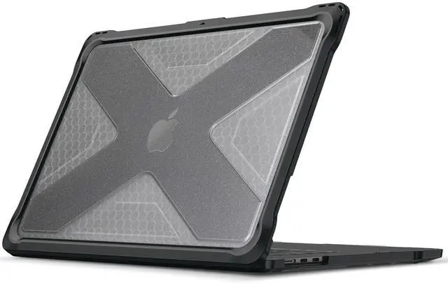 Main image of Fintie Case for MacBook Air 13.6 Inch A3240 A3113 A2681 (2022 2023 2024 2025 Release) - Heavy Duty Rugged Hard Shell Case Cover with TPU Bumper for MacBook Air 13.6" M2 M3 M4 Chip, Glittering Clear