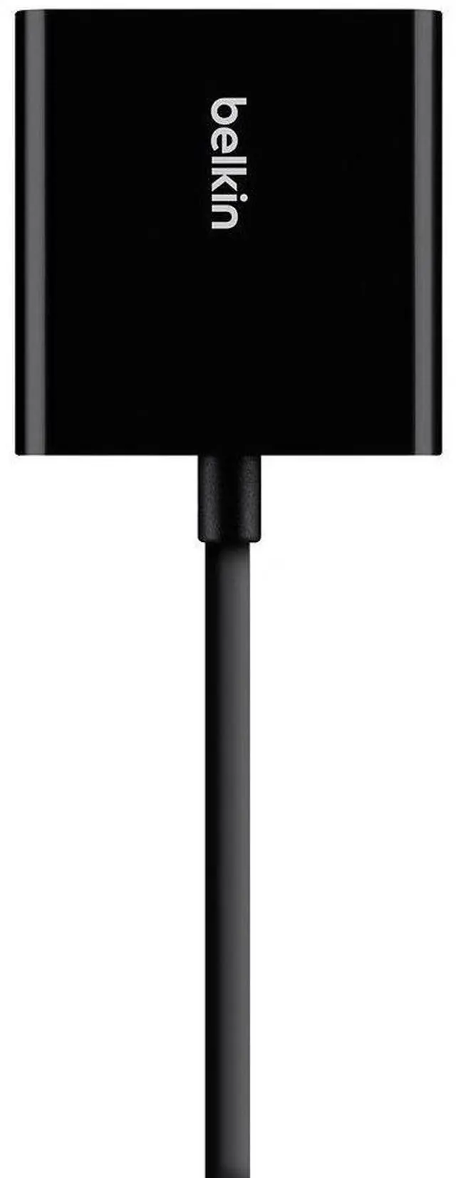 Alt view image 2 of 5 - Belkin HDMI to VGA Adapter Kit, Compatible with Apple TV 4thGen and Other Generations,  Fire TV, Google Chromecast, Chromebooks, Intel Compute Stick and Other HDMI devices (B2B137-BLK)