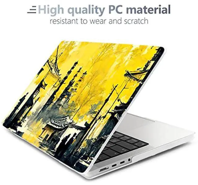 Alt view image 2 of 5 - Batianda Case for New MacBook Pro 16 inch 2024 M4 2023 2021 Release Model A3403/A2991 with M3 M2 M1 Pro/Max Chip,3D Designed Hard Shell with Keyboard Cover & Screen Protector, Autumn Ink Painting
